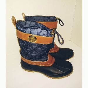 Tommy Hilfiger Arcadia Quilted Boots Size 7